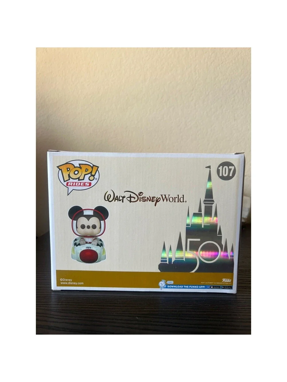 Mickey Mouse at Space Mountain Attraction Funko Pop Ride #107 Disney World Parks